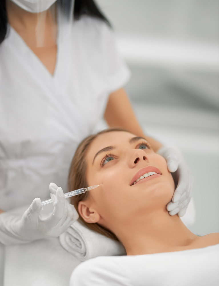 Dermatologist performing Botox Treatment in Chennai to reduce fine lines, wrinkles, and facial expression lines for a smoother, youthful appearance.