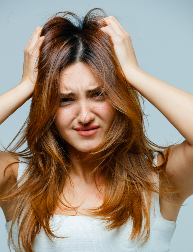 Dermatologist examining a patient for itchy scalp treatment in Chennai to relieve scalp irritation, itching, and discomfort.